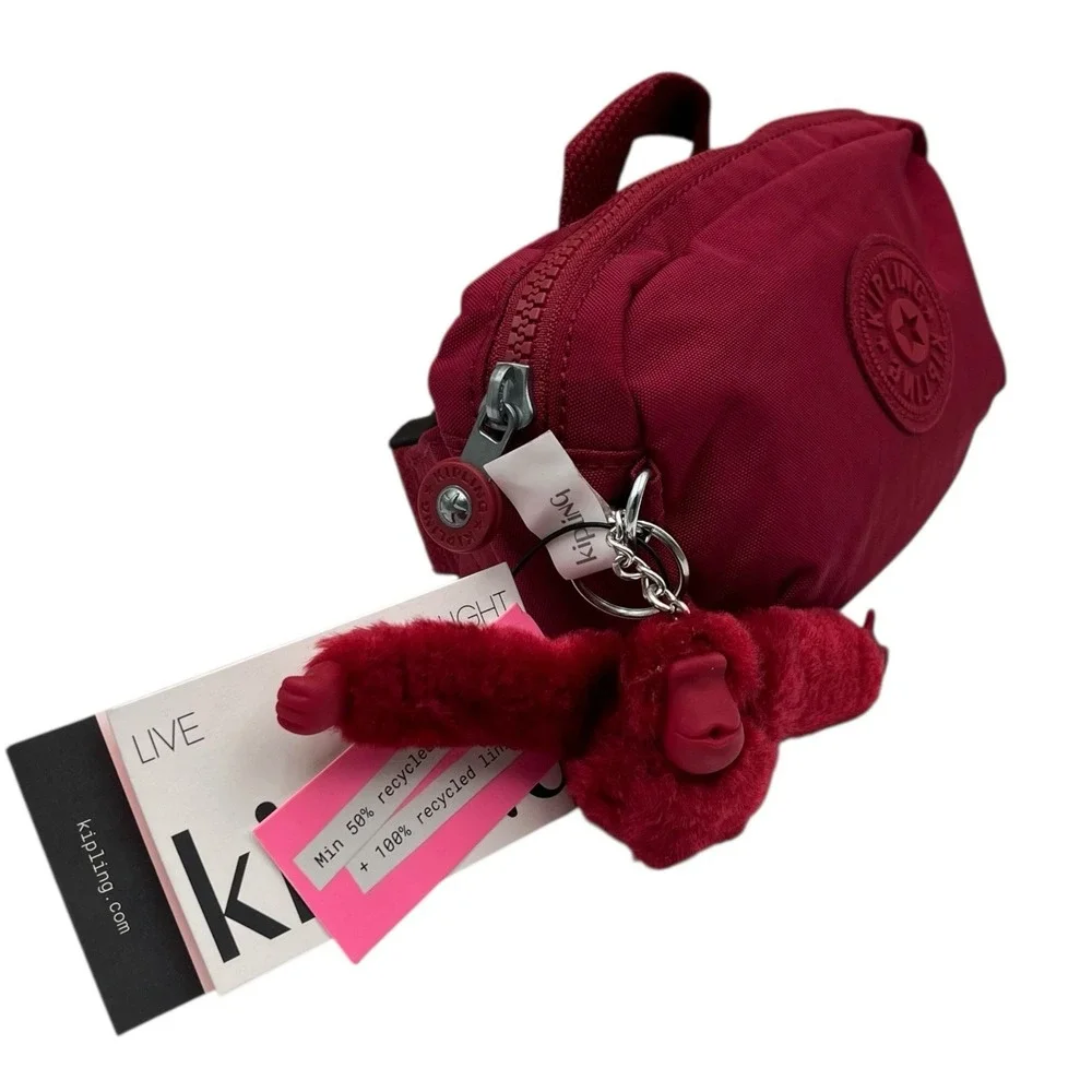Kipling Womens Alys Waist Travel Pack Funky Red